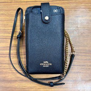 COACH Womens North/South Phone Crossbody